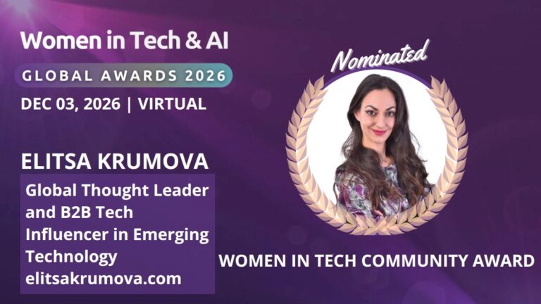 WTGA 2026 Elitsa Krumova Nomination